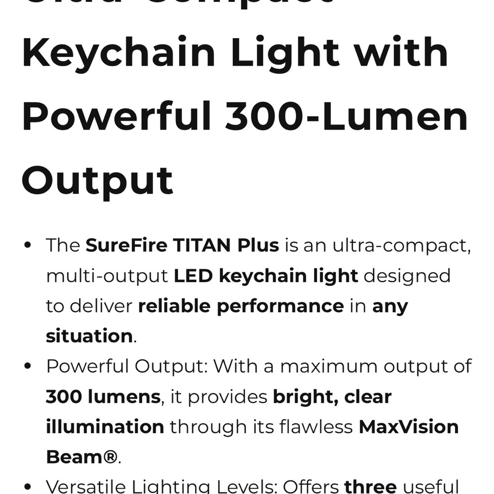 Titan Plus LED Flashlight - Titanium - Picture 9 of 10